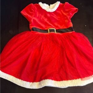 Red Santa Dress for Kids size5t